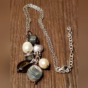 Silpada Sterling Silver Charm Necklace